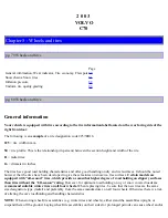 Предварительный просмотр 44 страницы Volvo 2003 C70 Operation And Care Manual