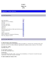 Предварительный просмотр 63 страницы Volvo 2003 C70 Operation And Care Manual
