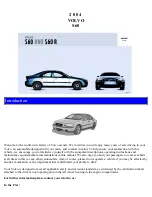 Volvo 2004 S60 Manual preview