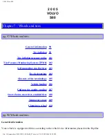 Preview for 126 page of Volvo 2005 S80 PREMIER Operation Manual