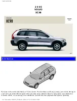 Предварительный просмотр 1 страницы Volvo 2005 XC90 PREMIER User Manual