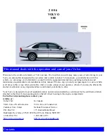 Volvo 2006 S80 Operation And Care Manual предпросмотр