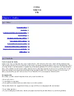 Предварительный просмотр 5 страницы Volvo 2006 V70 Operation And Care Manual