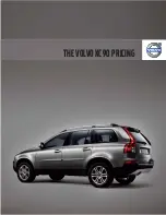 Volvo 2007 XC90 Executive Pricing And Specification Manual предпросмотр