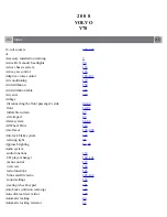 Предварительный просмотр 262 страницы Volvo 2008 V70 Owner'S Manual