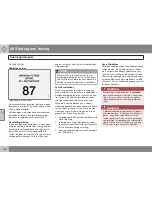 Preview for 136 page of Volvo 2009 C70 Owner'S Manual