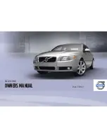 Volvo 2011 S80 Owner'S Manual preview