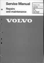 Volvo 240 1984 Service Manual preview