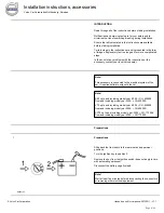 Предварительный просмотр 6 страницы Volvo 30660996 Installation Instructions Manual