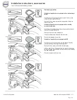 Предварительный просмотр 8 страницы Volvo 30660996 Installation Instructions Manual