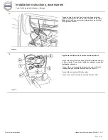 Предварительный просмотр 43 страницы Volvo 30660996 Installation Instructions Manual