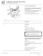 Preview for 44 page of Volvo 30660996 Installation Instructions Manual