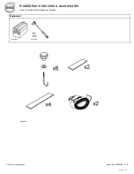 Предварительный просмотр 2 страницы Volvo 30664082 Installation Instructions Manual