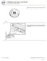 Предварительный просмотр 6 страницы Volvo 30664381 Installation Instructions Manual