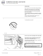 Preview for 4 page of Volvo 30732000 Installation Instructions, Accessories