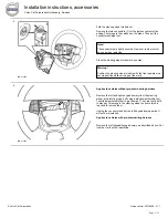 Предварительный просмотр 8 страницы Volvo 30739998 Installation Instructions Manual