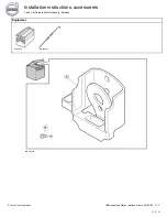 Предварительный просмотр 2 страницы Volvo 30756129 Installation Instructions Manual