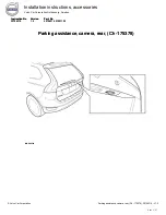 Volvo 30756314 Installation Instructions Manual preview