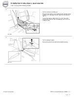 Preview for 7 page of Volvo 30758234 Installation Instructions, Accessories