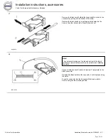 Предварительный просмотр 28 страницы Volvo 30775917 Installation Instructions Manual