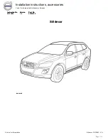 Предварительный просмотр 1 страницы Volvo 30784190 Installation Instructions Manual