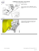 Предварительный просмотр 24 страницы Volvo 31260698 Installation Instructions Manual