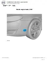 Preview for 1 page of Volvo 31269364 Installation Instructions Manual