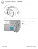 Предварительный просмотр 8 страницы Volvo 31269364 Installation Instructions Manual