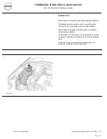 Предварительный просмотр 4 страницы Volvo 31269367 Installation Instructions, Accessories