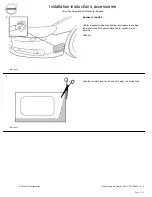 Preview for 8 page of Volvo 31269367 Installation Instructions, Accessories