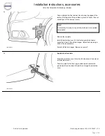 Preview for 11 page of Volvo 31269367 Installation Instructions, Accessories