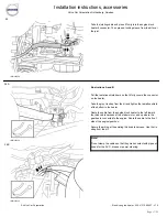 Предварительный просмотр 17 страницы Volvo 31269367 Installation Instructions, Accessories