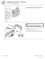 Preview for 7 page of Volvo 31269625 Installation Instructions Manual