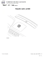 Volvo 31285223 Installation Instructions Manual preview