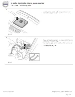 Предварительный просмотр 22 страницы Volvo 31285223 Installation Instructions Manual