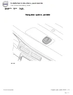 Preview for 1 page of Volvo 31285224 Installation Instructions Manual