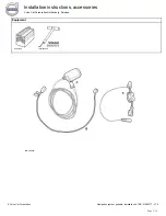 Preview for 2 page of Volvo 31285376 Installation Instructions, Accessories