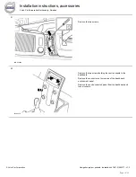 Preview for 14 page of Volvo 31285376 Installation Instructions, Accessories