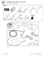 Предварительный просмотр 2 страницы Volvo 31285564 Installation Instructions Manual