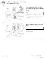 Предварительный просмотр 72 страницы Volvo 31285564 Installation Instructions Manual