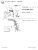 Preview for 10 page of Volvo 31296261 Installation Instructions, Accessories