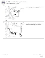 Preview for 20 page of Volvo 31296261 Installation Instructions, Accessories