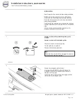 Preview for 3 page of Volvo 31316493 Installation Instructions Manual