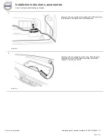 Preview for 6 page of Volvo 31316493 Installation Instructions Manual