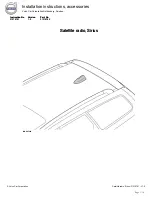 Предварительный просмотр 1 страницы Volvo 31316789 Installation Instructions, Accessories