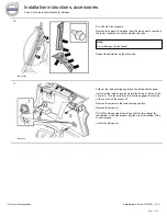 Предварительный просмотр 9 страницы Volvo 31316789 Installation Instructions, Accessories