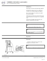 Preview for 4 page of Volvo 31330177 Installation Instructions, Accessories