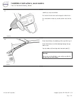 Preview for 12 page of Volvo 31330177 Installation Instructions, Accessories