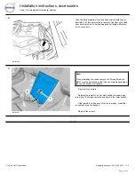 Preview for 18 page of Volvo 31330177 Installation Instructions, Accessories