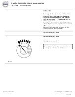 Preview for 3 page of Volvo 31346058 Installation Instructions Manual